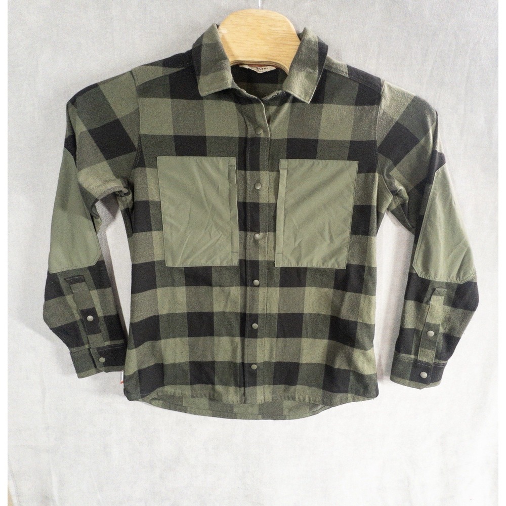 Simms Fishing Guide Flannel Loden Buffalo Shirt Womens Medium Outdoors Gorpcore